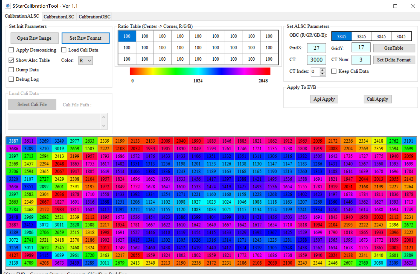 CalibrationALSC结果示意图