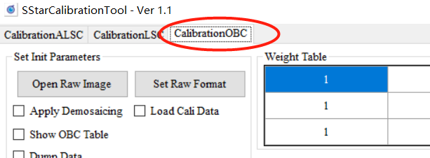 Plugin选单 --> SStarCalibrationTool --> CalibrationOBC示意图